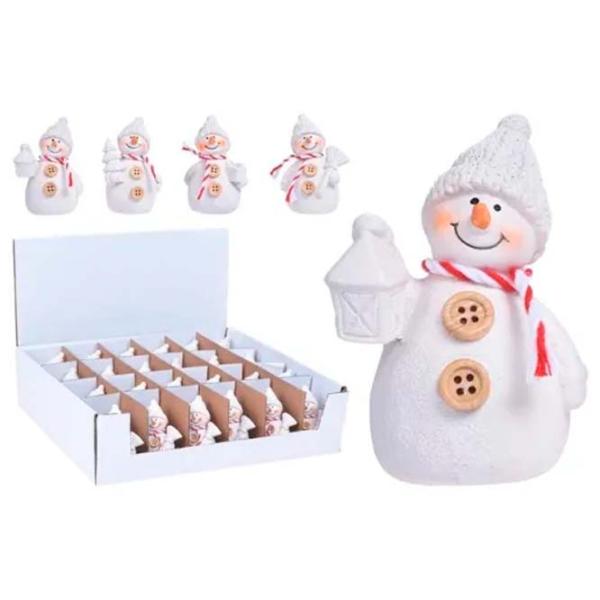 Suvenir Christmas "Om de zapada cu nasturi" Ceramică / White photo 1