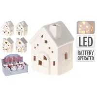 Сувенир Christmas "Casa" Керамика / Белый