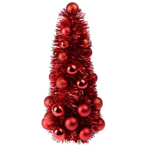 Suvenir Christmas "Brad din globuri rosii" Plastic / Red photo 1