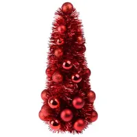 Suvenir Christmas "Brad din globuri rosii" Plastic / Red