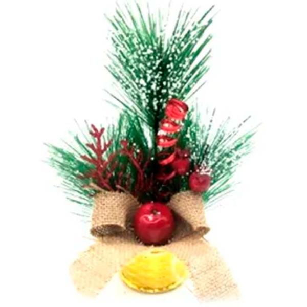Suvenir Christmas "Brad cu fructe de padure si conuri" Plastic / Multicolor photo 1