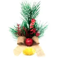 Сувенир Christmas "Brad cu fructe de padure si conuri" Пластик / Разноцветный