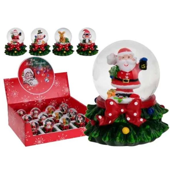 Suvenir Christmas "Glob cu zapada Mos Craciun" Plastic / Multicolor photo 1
