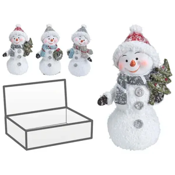 Suvenir Christmas "Om de zapada" Textil / White photo 1
