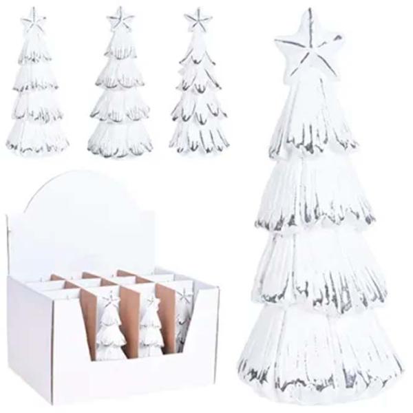 Сувенир Christmas "Brad stralucitor cu o stea" Пластик / Белый photo 1