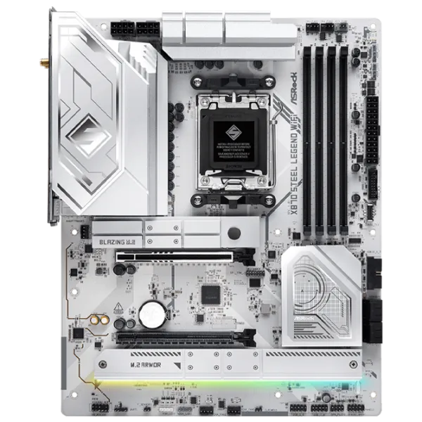 Материнская плата ASRock X870 STEEL LEGEND WIFI ATX / AMD X870 photo 1