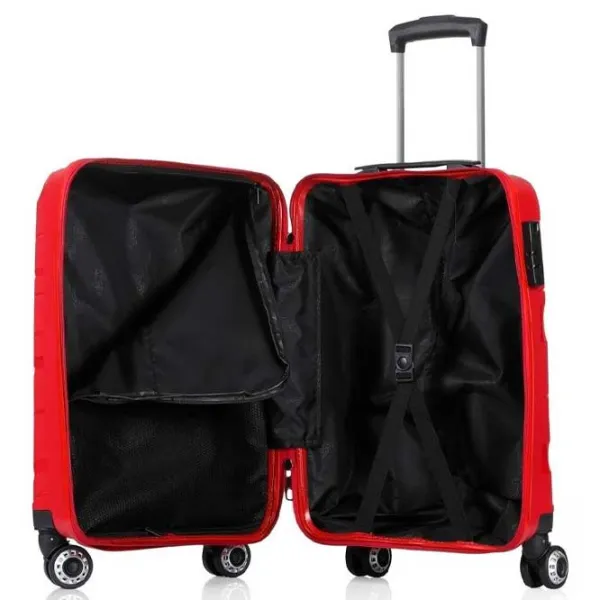 Valiză CCS 5223 45l/ Red photo 5 Valiză CCS 5223 45l/ Red photo 5