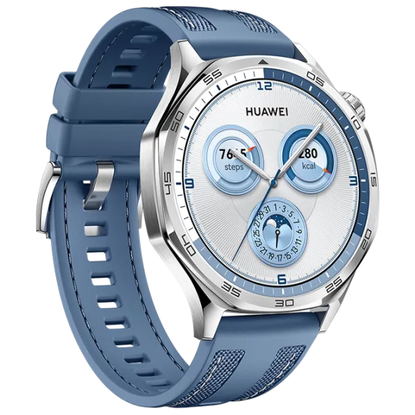 Умные часы Huawei Watch GT 5  1.43" / 46 мм / Серебряный - Синий / VLI-B19 photo 3