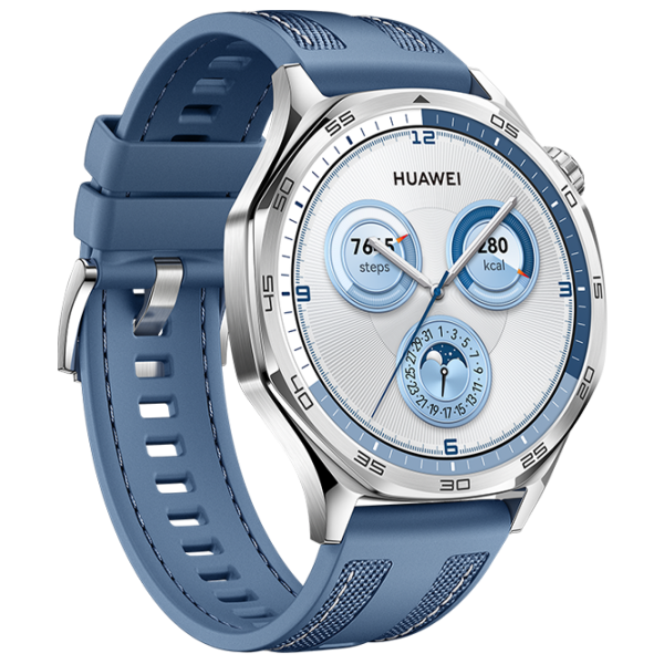 Умные часы Huawei Watch GT 5  1.43" / 46 мм / Серебряный - Синий / VLI-B19 photo 3
