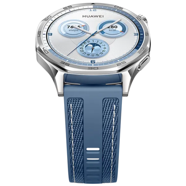 Умные часы Huawei Watch GT 5  1.43" / 46 мм / Серебряный - Синий / VLI-B19 photo 4