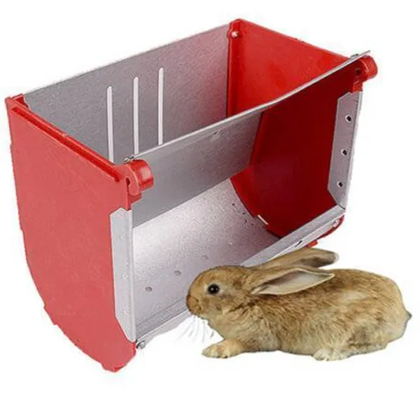 Hrănitoare pentru iepuri Tehno MS 00000294  Metal / Red photo 1