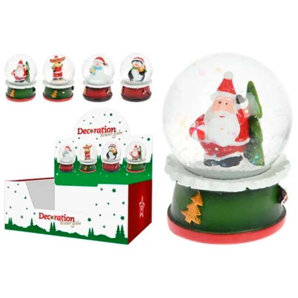 Suvenir Christmas "Glob cu zapada Mos Craciun" Ceramică / Multicolor photo 1