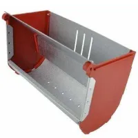 Hrănitoare pentru iepuri Tehno MS 00000392  Metal / Red