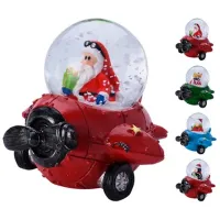 Suvenir Christmas "Glob cu zapada si Mos Craciun" Ceramică / Multicolor