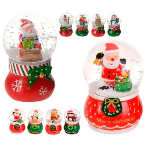Suvenir Christmas "Glob cu zapada in sac" Ceramică / Multicolor photo 1