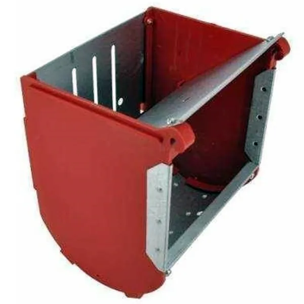 Hrănitoare pentru iepuri Tehno MS 00000293  Metal / Red photo 1