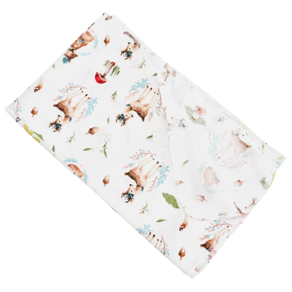 Pelincă Minikin Deer Muslin  / White photo 1 Pelincă Minikin Deer Muslin  / White photo 1