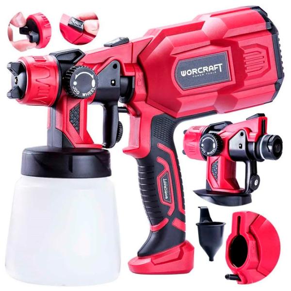 Aerograf Worcraft SG06-800 0.8 l/ Red photo 2