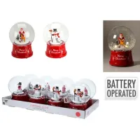 Сувенир Christmas "Glob de zapada cu Mos Craciun/Om de Zapada" Керамика / Разноцветный