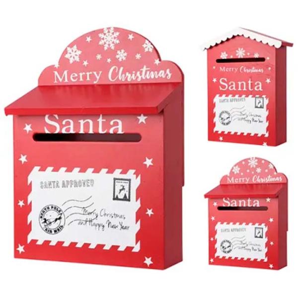 Suvenir Christmas "Cutie postala" Metal / Red photo 1 Suvenir Christmas "Cutie postala" Metal / Red photo 1