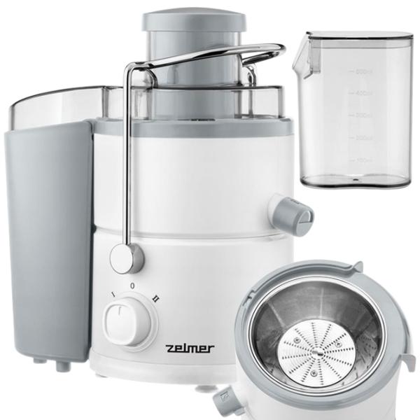 Storcator de fructe ZELMER ZJE3800 Centrifugă / 600 W / Gray White photo 4