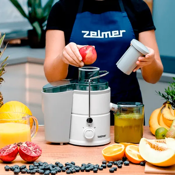 Storcator de fructe ZELMER ZJE3800 Centrifugă / 600 W / Gray White photo 7