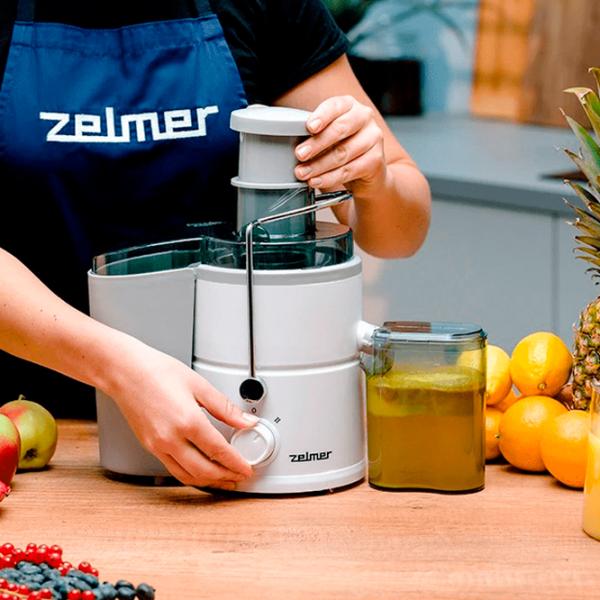 Storcator de fructe ZELMER ZJE3800 Centrifugă / 600 W / Gray White photo 8