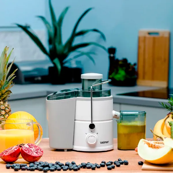 Storcator de fructe ZELMER ZJE3800 Centrifugă / 600 W / Gray White photo 10