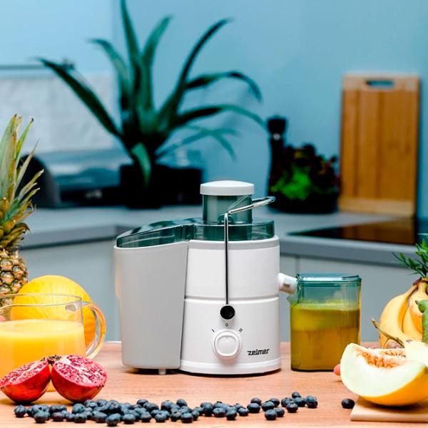 Storcator de fructe ZELMER ZJE3800 Centrifugă / 600 W / Gray White photo 10