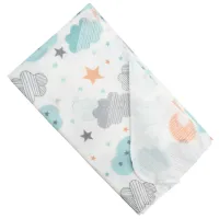 Pelincă Minikin Clouds Flanel  / White