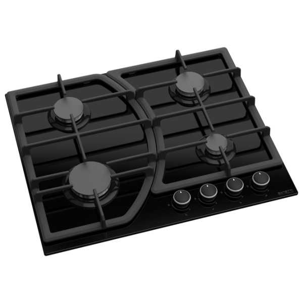 Plită încorporabilă pe gaz Zanetti ECO 1160 Sticlă călită / Black photo 1 Plită încorporabilă pe gaz Zanetti ECO 1160 Sticlă călită / Black photo 1