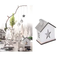 Suvenir Christmas "Casa" Lemn / White