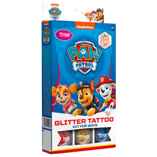 Set de creație Tytoo Glitter Tattoo Kit Paw Patrol 5999094502185 3+ / Multicolor Blue photo 1