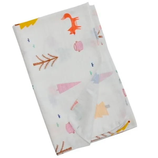 Pelincă Minikin Forest Muslin  / White photo 1