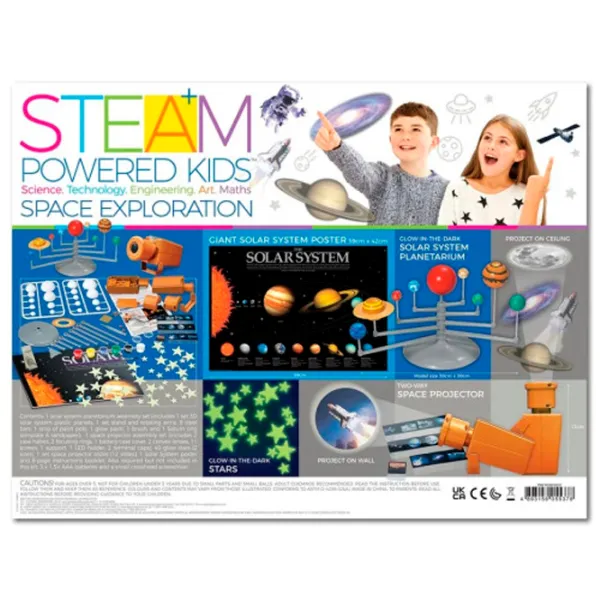Set de creație 4M Steam Powered Kids Space Exploration 4893156055378 5+ / Multicolor Multicolor photo 7