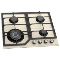 Plită încorporabilă pe gaz Zanetti 1150 GC TURBO Sticlă călită / Cream