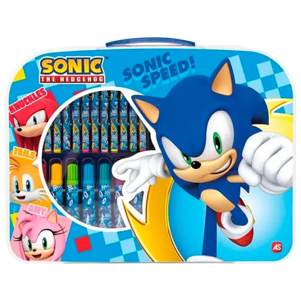 Set de creație As Kids Sonic the Hedgehog Art Case 5203068662318 3+ / Multicolor Multicolor photo 1