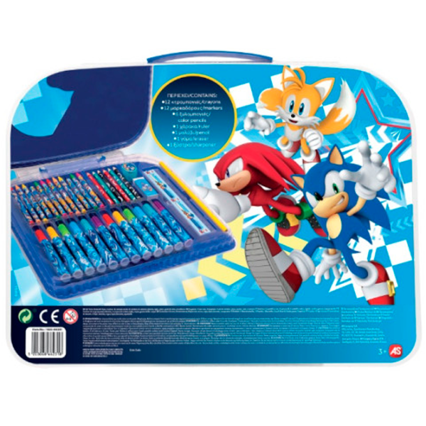 Set de creație As Kids Sonic the Hedgehog Art Case 5203068662318 3+ / Multicolor Multicolor photo 4