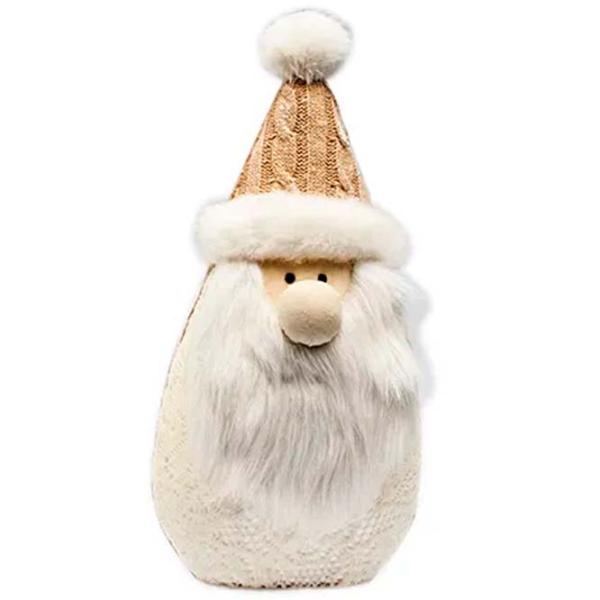Suvenir Christmas "Santa" Knitted Style Textil / White photo 1