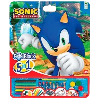 Set de creație As Kids Sonic the Hedgehog Giga Block 5 in 1 5203068627485 3+ / Multicolor Blue