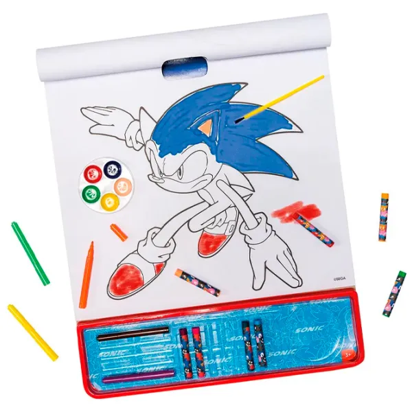 Set de creație As Kids Sonic the Hedgehog Giga Block 5 in 1 5203068627485 3+ / Multicolor Blue photo 3