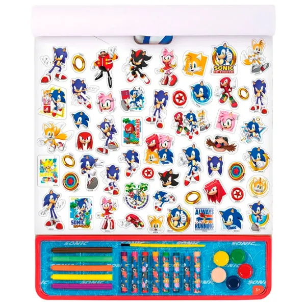 Set de creație As Kids Sonic the Hedgehog Giga Block 5 in 1 5203068627485 3+ / Multicolor Blue photo 4