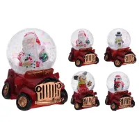 Сувенир Christmas "Glob cu zapada figura" Керамика / Красный