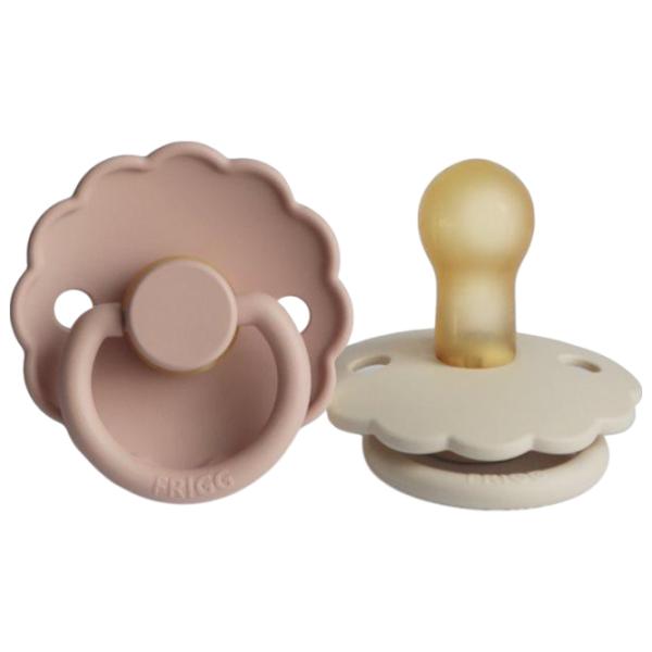 Suzetă cu tetina rotundă Frigg Night Daisy Pentru fetițe / 6 luni - 18 luni / Latex / Cream photo 1 Suzetă cu tetina rotundă Frigg Night Daisy Pentru fetițe / 6 luni - 18 luni / Latex / Cream photo 1