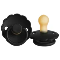 Suzetă cu tetina rotundă Frigg Rope Pentru băieți / 6 luni - 18 luni / Latex / Black