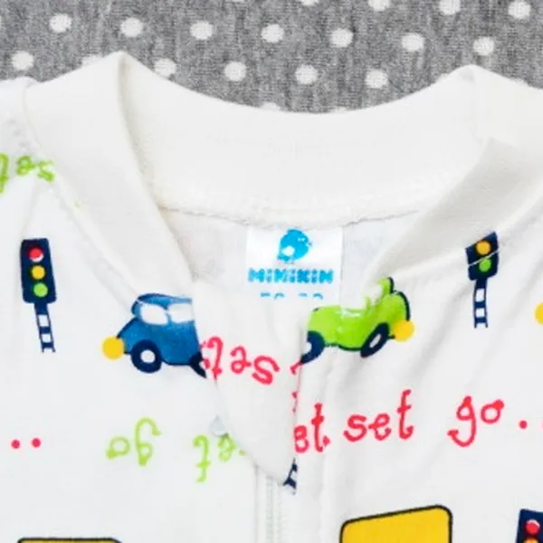 Пеленка Minikin I Like Car  / Белый photo 2