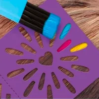 Креативный набор Cra-Z-Art Rainbow Tie-Dye Hair Designer Barbie 884920340503 8+ / Разноцветный Розовый photo 6