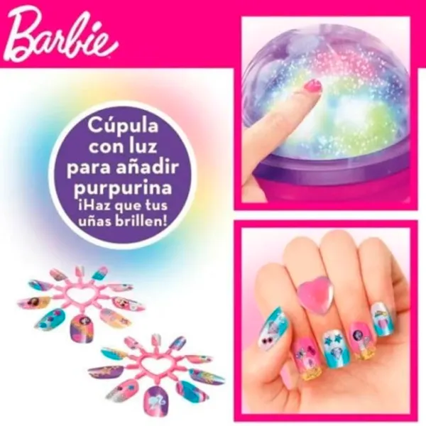 Креативный набор Cra-Z-Art Glitter & Shine Nail Studio Barbie 884920340527 8+ / Разноцветный Розовый photo 3 Креативный набор Cra-Z-Art Glitter & Shine Nail Studio Barbie 884920340527 8+ / Разноцветный Розовый photo 3