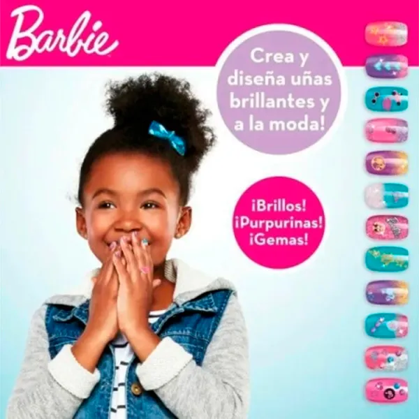 Креативный набор Cra-Z-Art Glitter & Shine Nail Studio Barbie 884920340527 8+ / Разноцветный Розовый photo 4 Креативный набор Cra-Z-Art Glitter & Shine Nail Studio Barbie 884920340527 8+ / Разноцветный Розовый photo 4