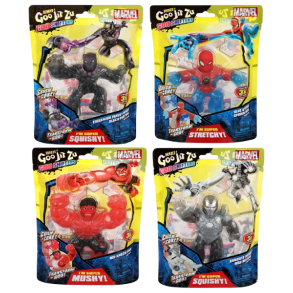 Фигурки Goojitzu Marvel Goo Shifters Hero Pack W7 4+ / Разноцветный photo 1